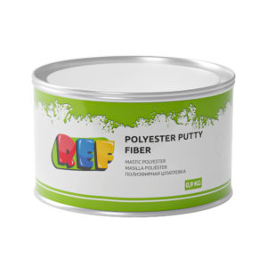 Шпатлевка REF со стеклом Polyester Putty Fiber 0,9кг